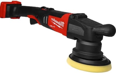 Draadloze Polijstmachine - Excentrische machine - Auto polijsten - 15mm Slag - 125mm Schijf - Rood