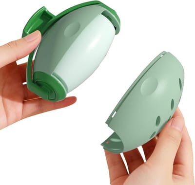 Herbruikbare Pluizenroller - Wasbare Pluisroller - Kleding Reinigen - Zelfklevend & Wasbaar - 10 cm x 7.5 cm - Groen