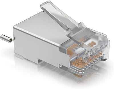 Netwerk Connector - RJ45 Stekker - Netwerk Installatie - Verbinding met massa - 20 x 13 x 5 cm
