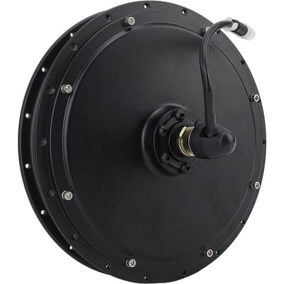 48V 500W Elektrische Fiets Spaak Naafmotor Voorwielaandrijving Aluminium Velg Waterdichte Elektrische Fiets DC Naafmotor black