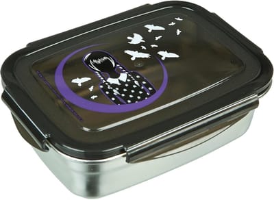 Famanu - Lunchbox roestvrijstalen lunchbox 550 ml met afdichtring voor onderweg