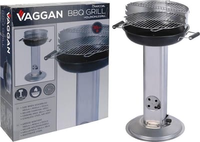 Vaggan RVS luxe barbecue met voorraadrek