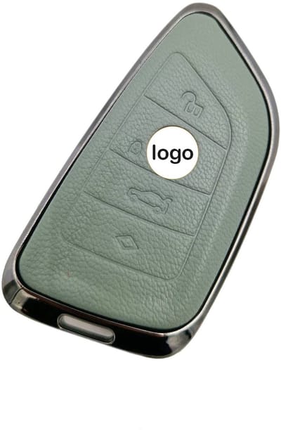 Autosleutel Hoesje geschikt voor Bmw - Sleutelcover - Aluminium Sleutelhoes - Accessoires - agave