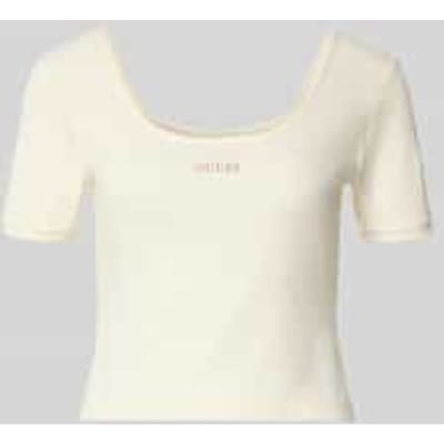 Kort T-shirt van lyocellmix model 'Circe'