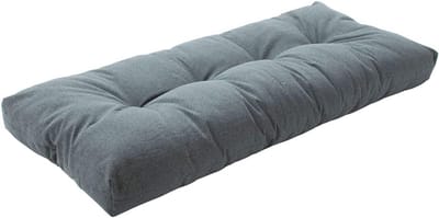 Bankkussen - Zitting Kussen - Buiten Zitten - Antislip Ontwerp - 114 x 45 cm - Donkergrijs