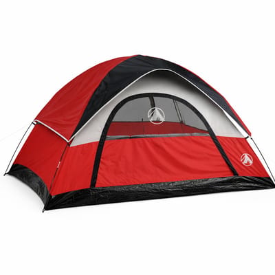 Eurocatch Campingtent 240x210x130 cm - Koepeltent, Waterdicht & UV-bestendig, Voor 4 Personen