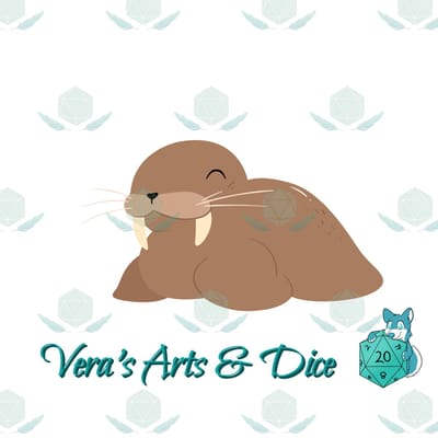 Walrus Sticker - Water Dieren - Robbensoort Walrussen Roofdieren Stickers - Handgemaakte Stickers - Journaling - Bullet Journal - Scrapbooking - Leuke Stickers - Laptop Sticker - Telefoon Sticker - Cute - Dier - Lief - Schattig - Wilde Dieren