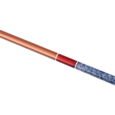 Canne à pêche télescopique portable en acier et verre FRP, équipement de pêche en eau douce (2.1M) brown
