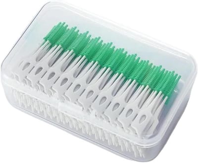 Interdentale borsteltjes - Tandenragers - Mondhygiëne - Moeilijk bereikbaar - 120 stuks - Meerkleurig