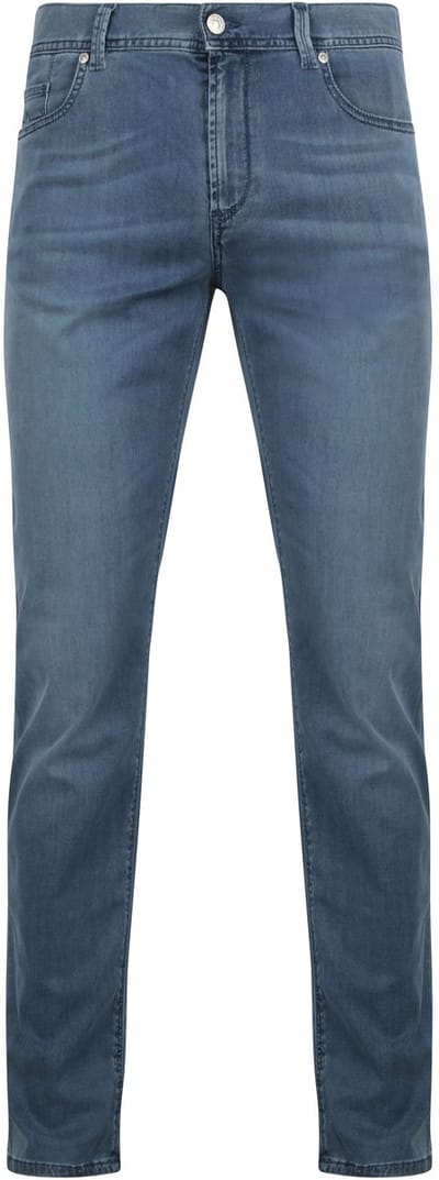 Alberto Pipe Jeans Blauw - Maat W 32 - L 34 - Heren - Five-pocket broek