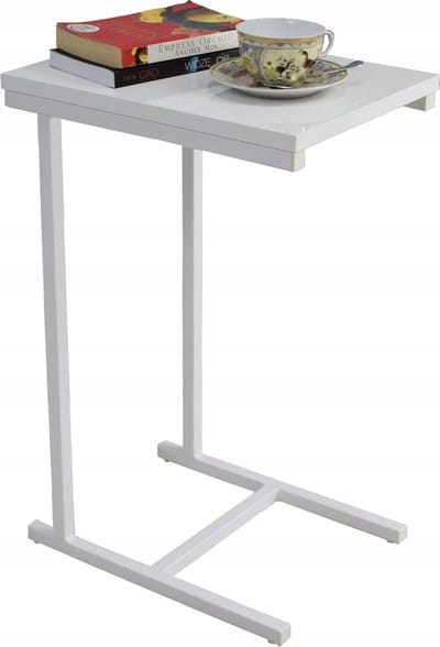 FutuStal EKO - Bijzettafel - Biały Mat - Biały Połysk