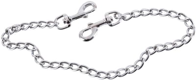 ZADO - Bondage BDSM Schakel Ketting met Karabijn Haken voor Gehoorzaamheid – Zilver