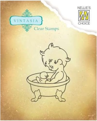 VINS001 Clear stamps Vintasia Sweet Home