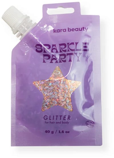 Kara Beauty - Sparkle Party - 01 - Lavender Moons - Glitter - Hydraterende Ingredienten - For hair and body - Glittergel - 40 g