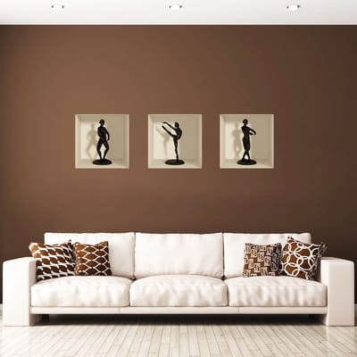 3D-ballerina sticker 30 x 90 cm
