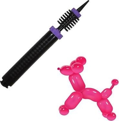 MINI Pocket ballonnenpomp – 23 cm / Pompe à ballons de poche / Pocket Balloon Pump – compact & quick – geschikt voor/pour/suitable for balloon modelling