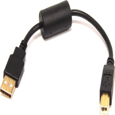 BeMatik - Super Cable USB 2.0 (AM / BM) 0.2m
