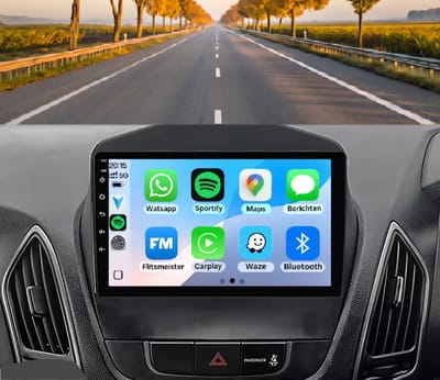 Autoradio 2/32GB met Carplay en Android auto | Geschikt voor Hyundai IX35 2009-2017 | Radio scherm met Navigatie | 2009 2010 2011 2012 2013 2014 2015 2016 2017