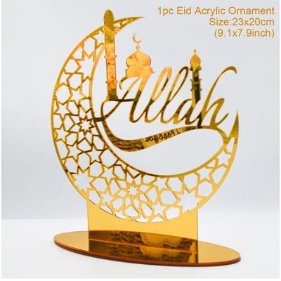 Eid Mubarak Ornamenten Ramadan Decoratie voor Thuis 2025 Islamitische Moslim Feestartikelen Ramadan Kareem Aid Eid al-Fitr Decoratie Cadeaus voor Kinderen
