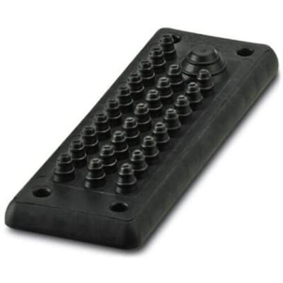 Phoenix Contact 1424583 Kabeldoorvoeringsplaat Kabelinvoerplaat TPE (geurloos rubbermengsel), SEBS, PP Zwart 1 stuk(s)