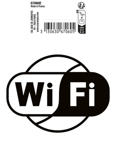 Exacompta 67060E Picto adhésif Wifi