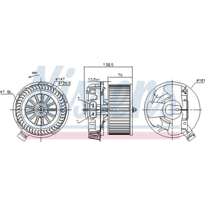 Interieurventilatie NISSENS 87214