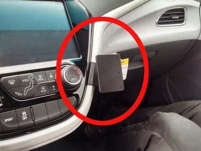 Brodit ProClip houder geschikt voor Opel Ampera 2018-2022/ Chevrolet Bolt 2018-2021 Angled mount