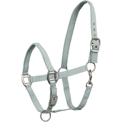 Waldhausen Perlon Halster Satin - Paardenhalster - Zilverblauw Pony