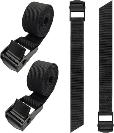 Spanbanden - Zwart - 50 cm - Met Klemsluiting - Voor Motorfiets en Fiets