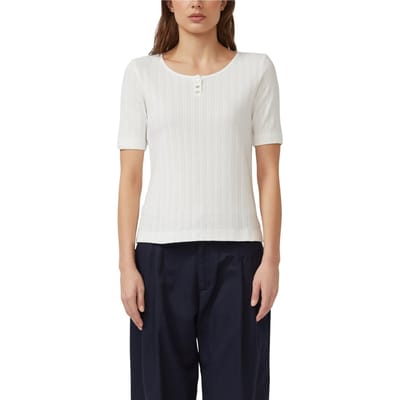 s.Oliver  T-shirts Offwhite Taglia: 46 | Maglie a manica lunga Outlet | Donna | Bianco