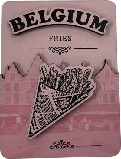 Memoriez 2D Magneet Friet Roze