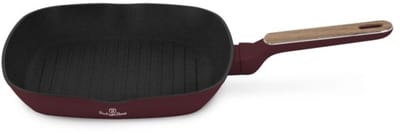 Berlinger Haus 8297 - Grillpan - 28 cm - Leonardo Nordic Collection - houten handvat