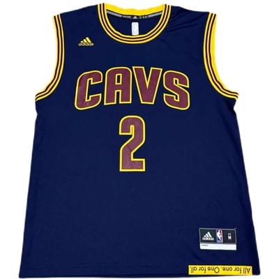 Adidas X NBA Samenwerking Kyrie Cavaliers 2 Jersey Mouwloos Pullover Unisex Jerseys Marineblauw 7818A-CVW-AEB1515 L