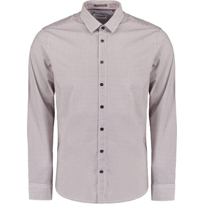 No Excess Shirt Stretch Allover Printed Mauve Größe: M | Business hemden Outlet | Herren | Violett