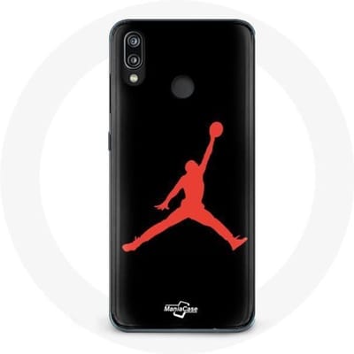 Coque - Air Jordan - P20 Lite - Rouge - Souple - Logo rouge
