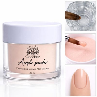 Goodbitz - Acrylpoeder - 30 ml - Acryl - Acryl poeder - Acrylpoeder set - Acryl set - Acryl vloeistof - Acrylvloeistof - Acryl nagels - Acryl nagels starterspakket