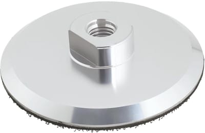 Aluminium Backer Pad - Haak en Loop Pad - Steen Polijsten - Zelfklevend Ontwerp - 100mm - Zilver