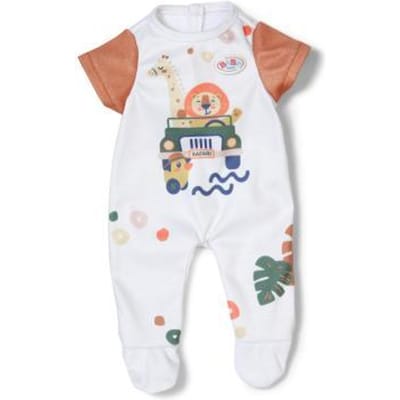 Zapf Creation BABY Born Little Jungle Romper Onesie 36cm Poppenkleding