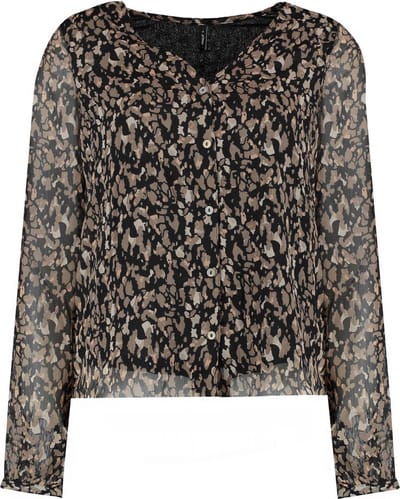 ONLY - ONLLUNA L/S V-NECK TOP NOOS PTM - Dames - Blouses