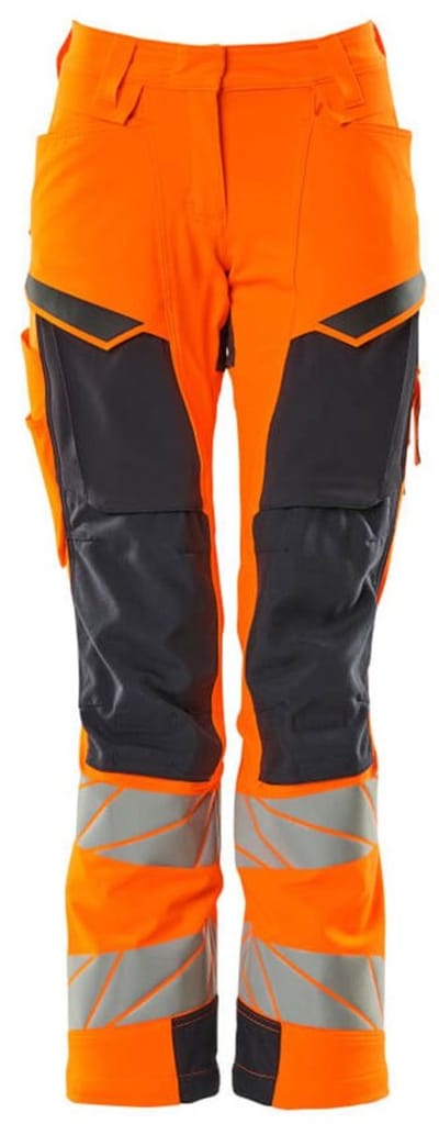 Mascot Accelerate Safe Broek met kniezakken 19078-511 - hi-vis oranje/donkermarine - C42 - 76