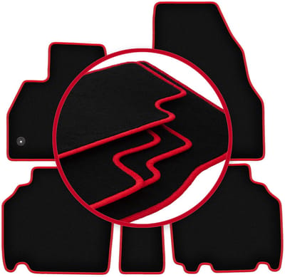 CARLUX-RED automatten voor: Renault Kangoo II combivan (2013-)