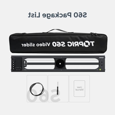 Motorized Camera Slider voor SLR Camera's - Elektrische Video Sledge voor Fotografie, Follow Focus en Time Lapse Opnames