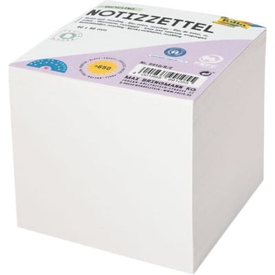 folia memobriefjes 'Recycling', 90 x 90 x 90 mm, 650 vel