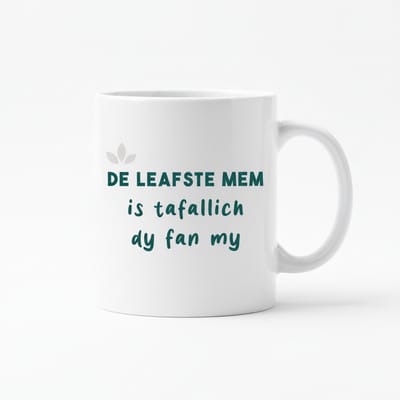 Welsh Quote Mama Mok – Liefdevolle Tekst Design Koffiemok voor Moeder – 330 ml Keramische Mok