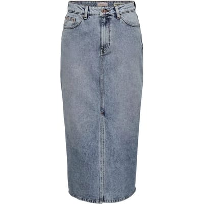 Dames spijkerrok Only Onlayoe HW Front Slit Midi
