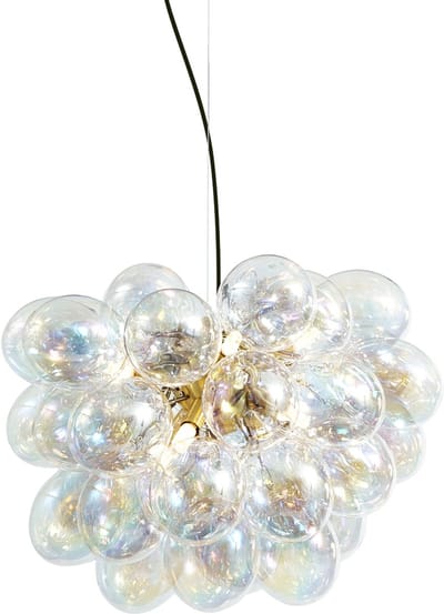 QAZQA uvas - Art Deco Hanglamp - 8 lichts - Ø 50 cm - Multicolor - Woonkamer | Slaapkamer | Keuken