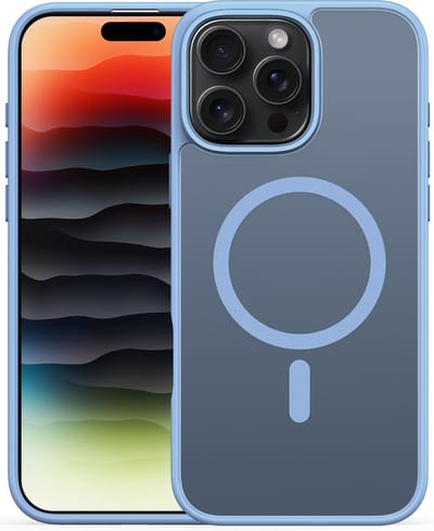 Dux Ducis - Telefoon hoesje geschikt voor de Apple iPhone 16 Pro - Back Cover - Yind Serie - Lichtblauw