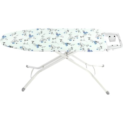 Wenko Strijkplankhoes Floral Blauw 130x50 cm