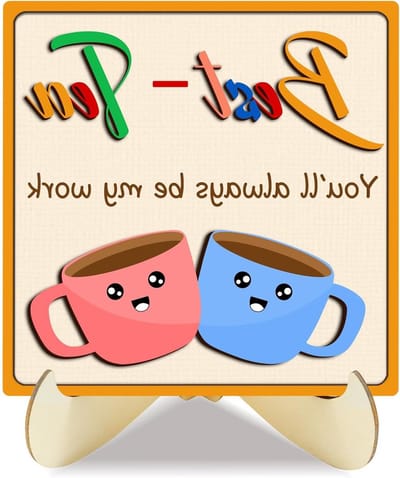 Decoratieve Cadeaus voor Vriendinnen en Collega's, Unieke Plaque voor Verjaardagen en Vriendschap, Persoonlijke Geschenken voor Vrouwen en Werkvriendinnen