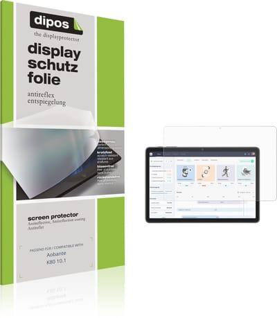 dipos – 2x Matte Beschermfolie geschikt voor Aobante K80 10.1 | Krasbestendige & antireflecterende Screenprotector Ultra-Thin